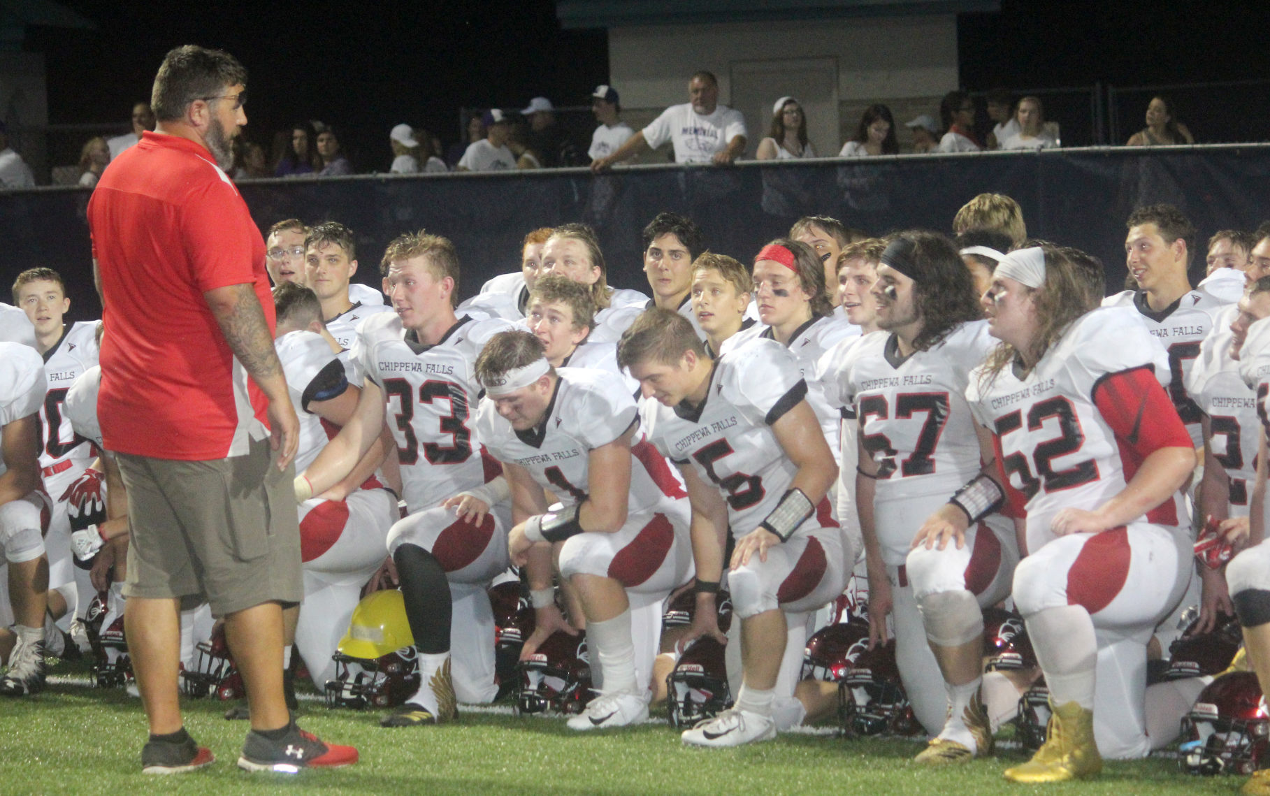Chi-Hi football at Eau Claire Memorial 9-14-18